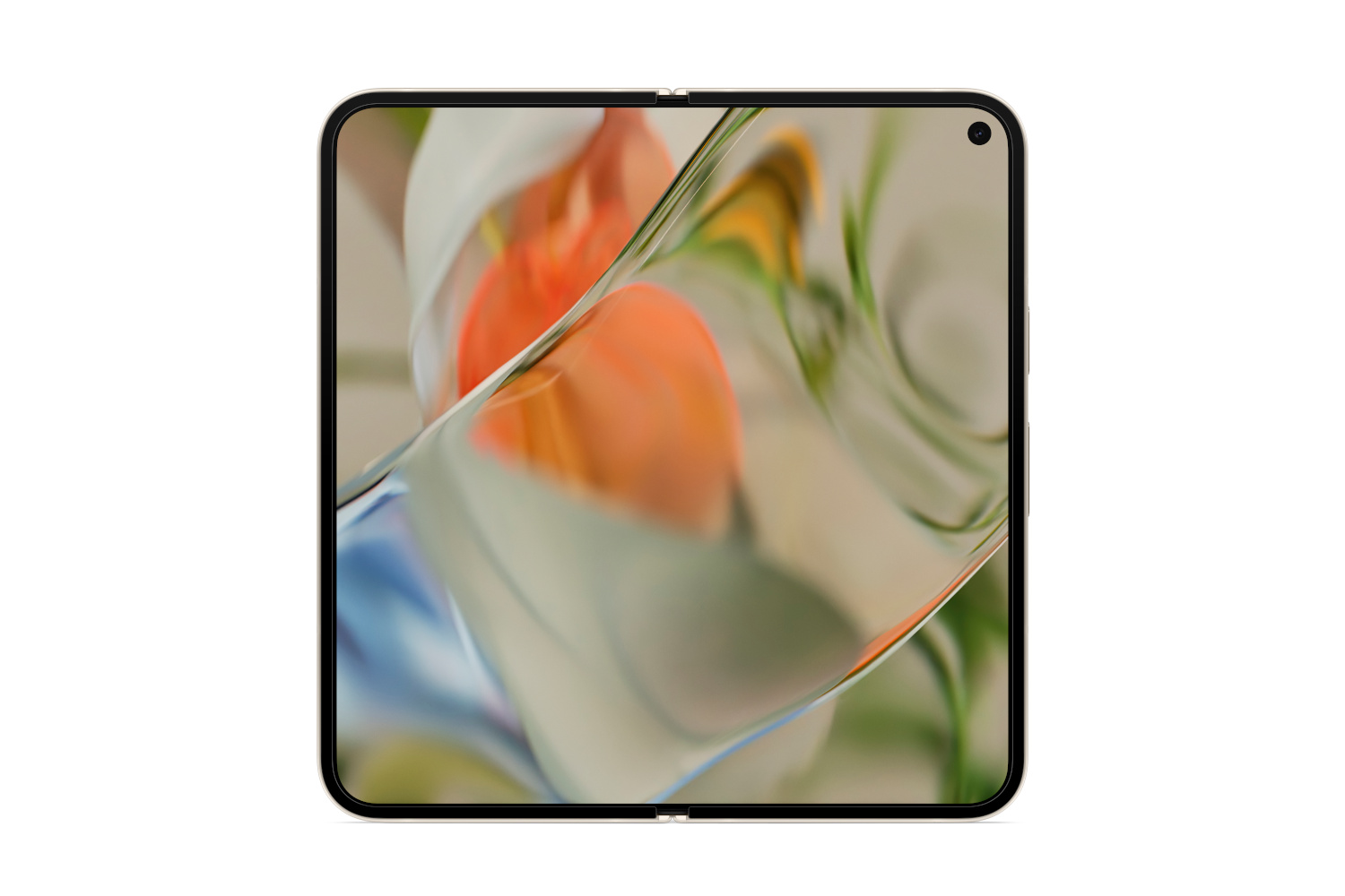 El Google Pixel 9 Pro Fold plegado.