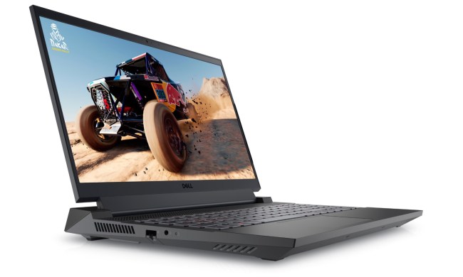 The Dell G15 5530 gaming laptop on a white background.